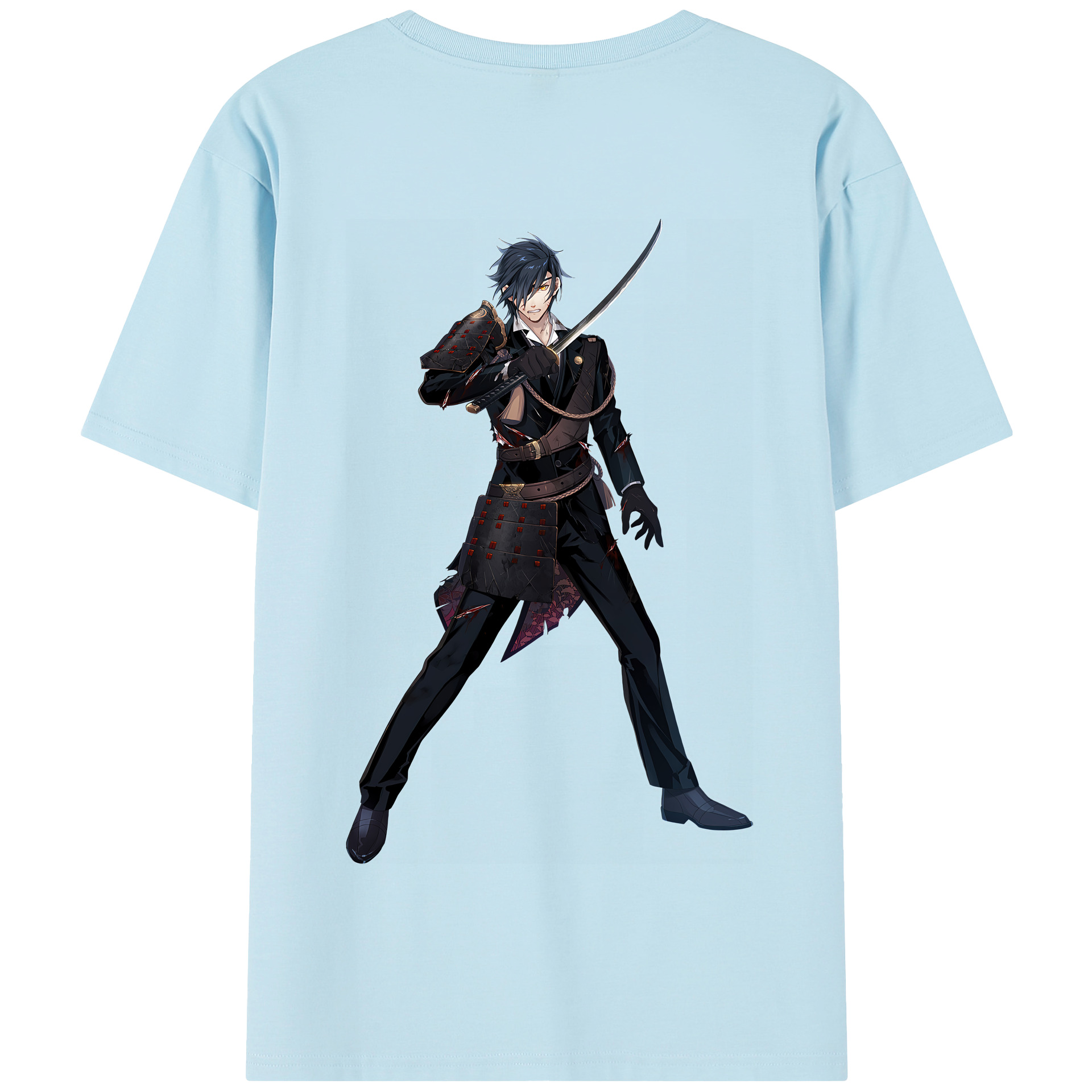 （画像用） 刀剣乱舞 Touken Ranbu 綿100％半袖Tシャツ（背面プリント）